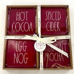 NWT Rae Dunn Christmas Coasters